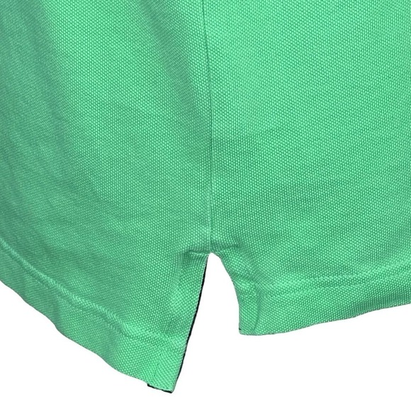 Daniel Cremieux Men’s Lime Green Cotton Polo Medium EUC - Picture 4 of 10